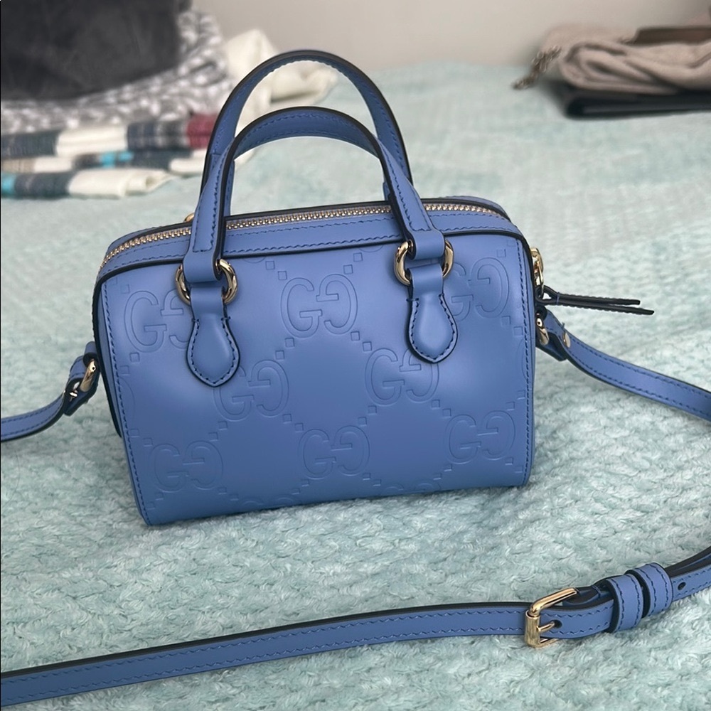 Gucci Boston Leather Handbag